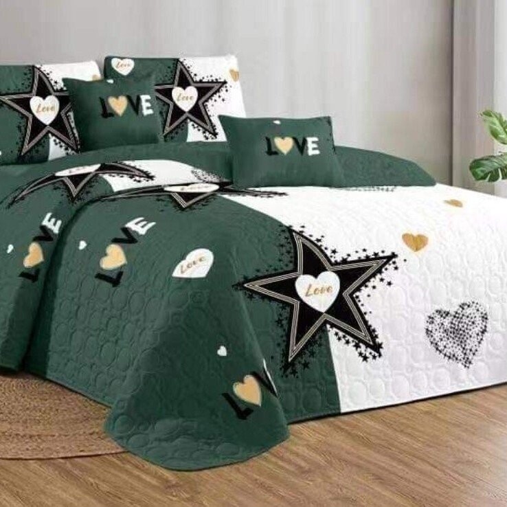 5 piece Quilt Bedspread Set - Image 3