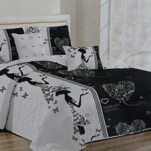 5 piece Quilt Bedspread Set
