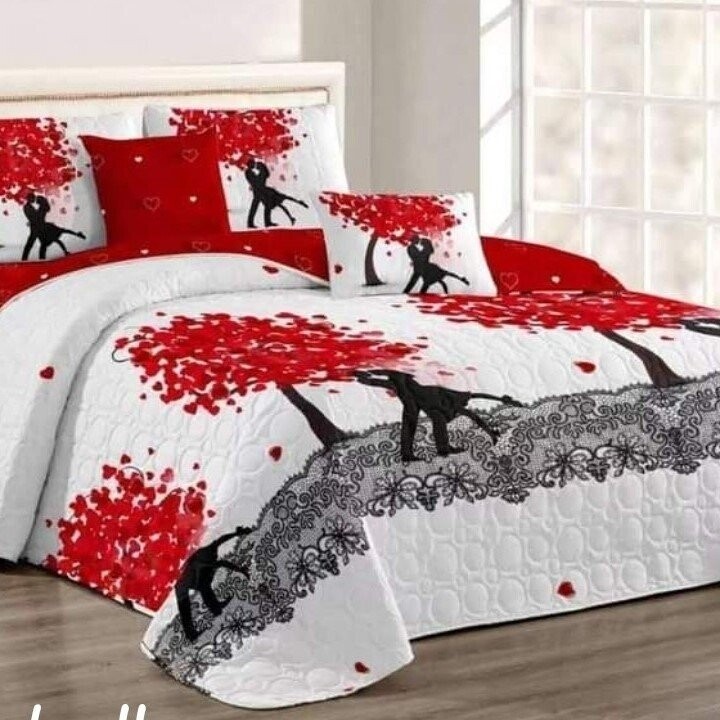 5 piece Quilt Bedspread Set - Image 2