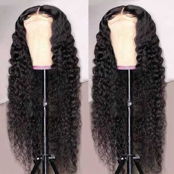 12 Inches 4x4 Lace Deep Wave Peruvian 100% Human wig - Image 4