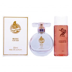 Songkarabo (idols) MUSIC for her and Zawadi almond tissue oil combo set