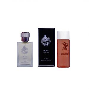 Songkarabo (idols) MUSIC for him and Zawadi almond tissue oil combo set