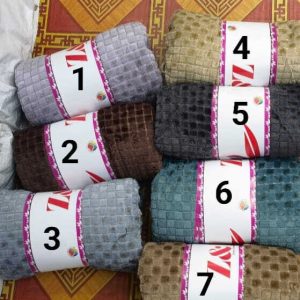 ​Toned Block Fleece Blanket (Choose Colour)