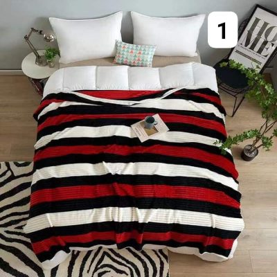 Printed Sherpa Blanket​s (Choose Colour)