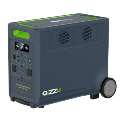 GIZZU HERO ULTRA 3840WH/3600W UPS FAST CHARGE LIFEPO4 PORTABLE POWER STATION: 24 Months Warranty