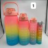 MOTIVATIONAL WATER BOTTLE SET
