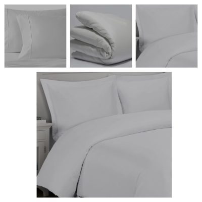 MAYFAIR WHITE DUVET COVER LINEN HOUSE