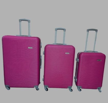LUGGAGE SET 3 PIECE 28INC-GRAPE