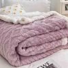 Geo patterned fleece Blanket